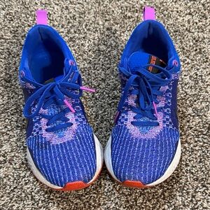 Blue and Pink Knit Nike sneakers